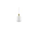 Normann Copenhagen AMP Small hanglamp wit messing - 502165 Normann Copenhagen AMP Small hanglamp wit messing - 502165