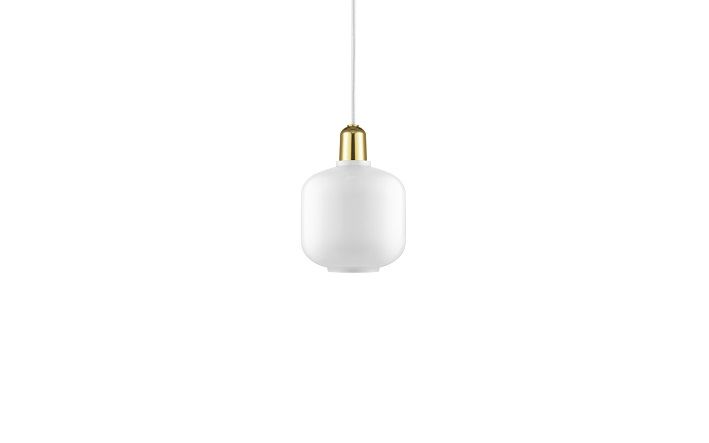 Normann Copenhagen AMP Petite suspension laiton blanc - 502165
