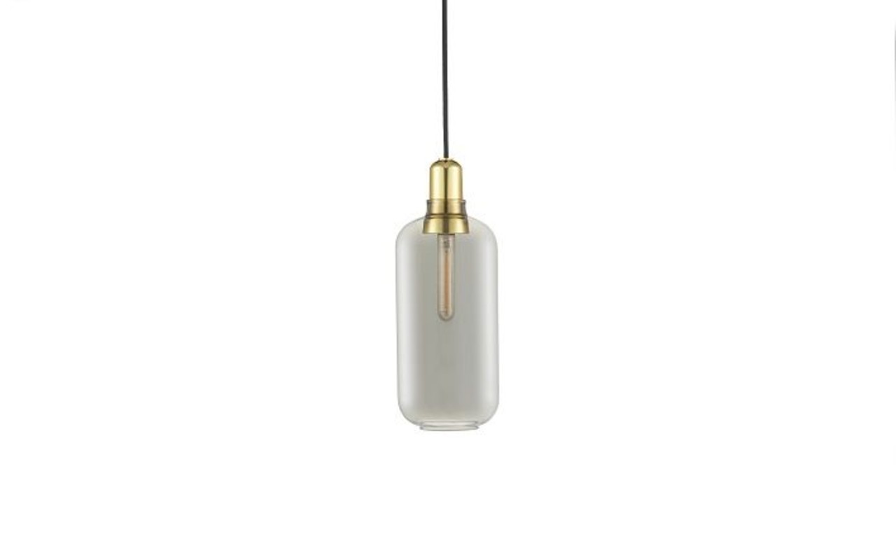 Normann Copenhagen AMP Große Hängelampe aus grauem Messing – 502166