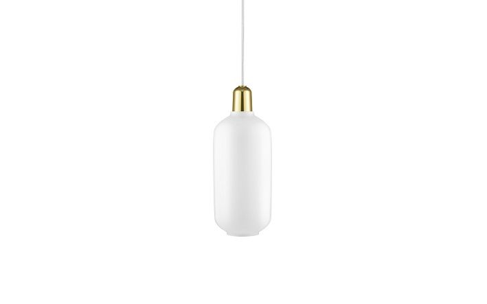 Normann Copenhagen AMP Grande suspension laiton blanc - 502167