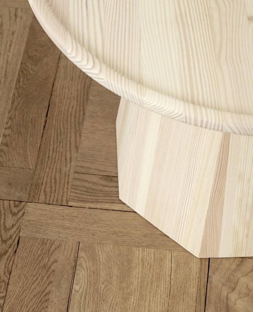 Normann Copenhagen Fyrretræ Stort bord natur - 602547