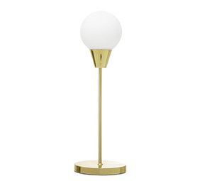 Bloomingville Bordslampa guld glas Ø19xH55 cm