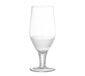 Bloomingville Bierglas motief Ø7,5x18 cm Bloomingville Bierglas motief Ø7,5x18 cm