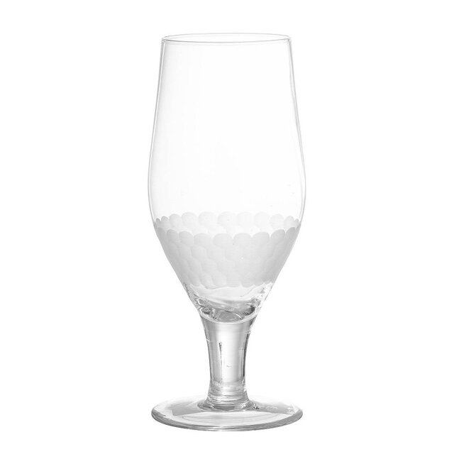 Bloomingville Bierglas motivo Ø7,5x18 cm