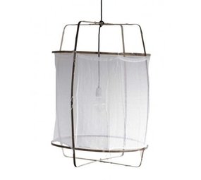 Ay Illuminate Taklampe Z1 hvit bomull ø67x100cm Ay Illuminate Taklampe Z1 hvit bomull ø67x100cm