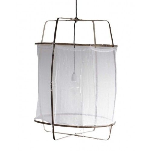 Ay Illuminate Pendelleuchte Z1 weiße Baumwolle ø67x100cm