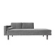 Broste Copenhagen Wind Chaiselong bank grijs Broste Copenhagen Wind Chaiselong bank grijs