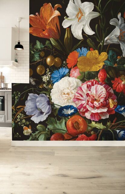 KEK Amsterdam Golden Age Flowers 6 bloemen behang
