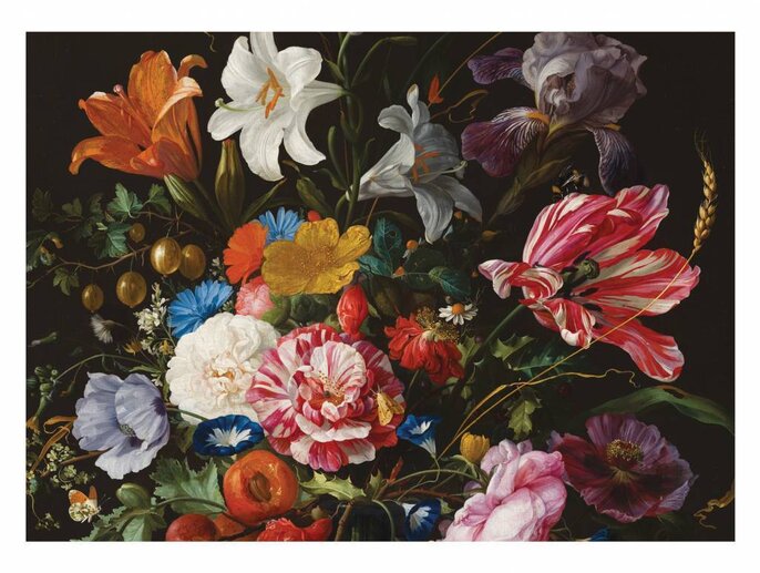 KEK Amsterdam Golden Age Flowers 6 bloemen behang