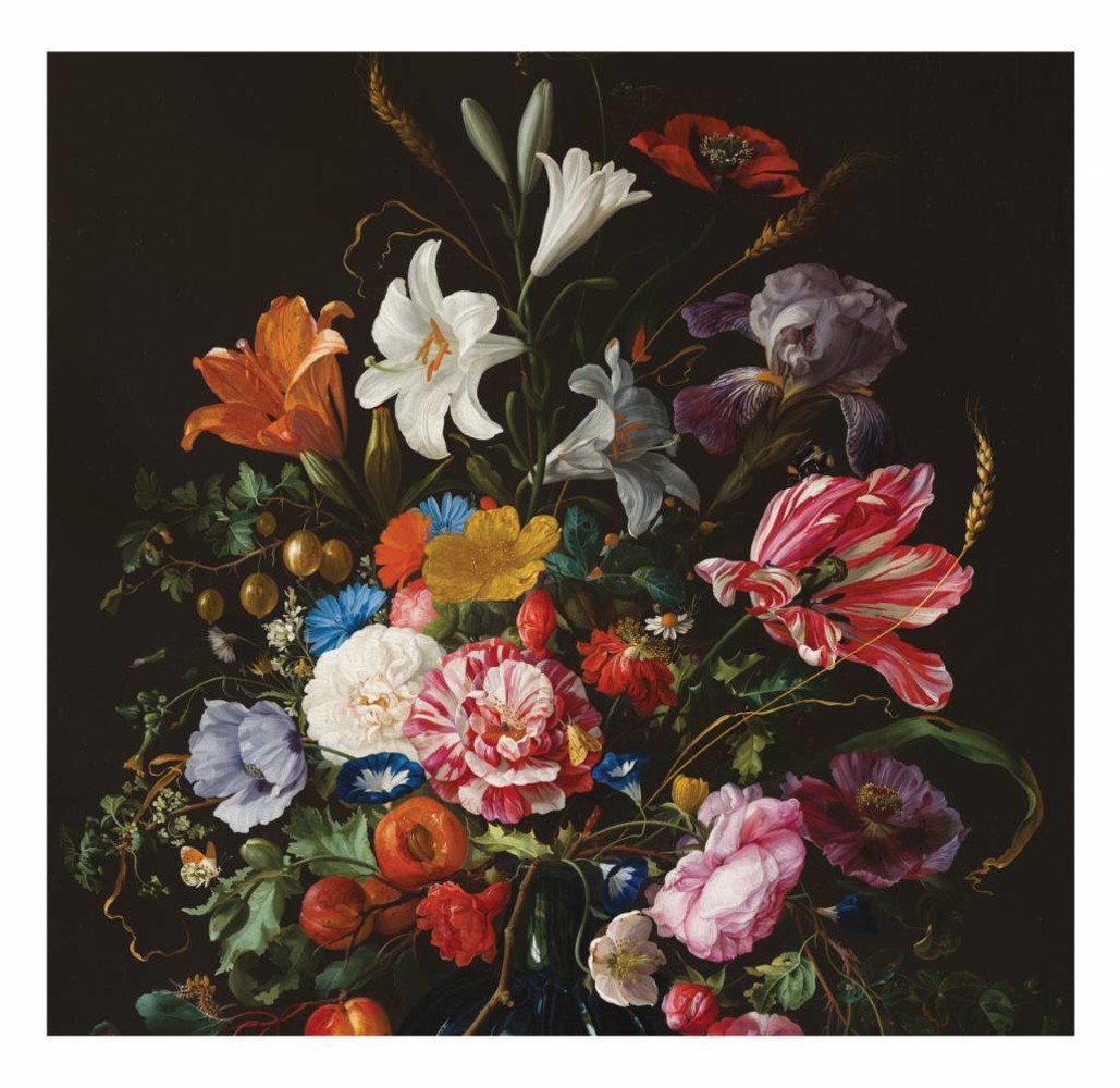 KEK Amsterdam Golden Age 5 blommor blommig tapet