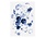 Carta da parati floreale Royal Blue Flowers I