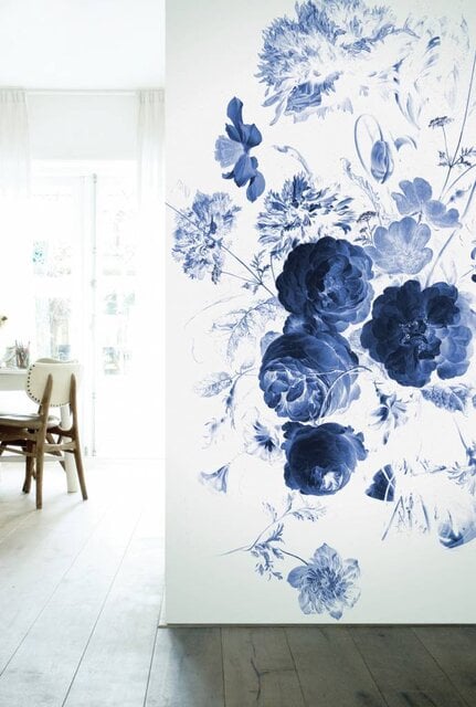 KEK Amsterdam Königliche blaue Blumen I Blumentapete
