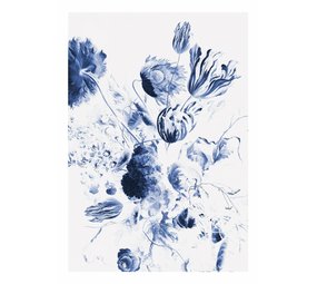 KEK Amsterdam Papier peint floral Royal Blue Flowers II