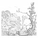 KEK Amsterdam Engraved Landscapes behang KEK Amsterdam Engraved Landscapes behang
