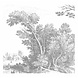 KEK Amsterdam Engraved Landscapes behang KEK Amsterdam Engraved Landscapes behang