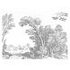 KEK Amsterdam Engraved Landscapes behang KEK Amsterdam Engraved Landscapes behang