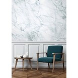 KEK Amsterdam Carta da parati in marmo bianco grigio