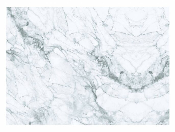 KEK Amsterdam Marble wallpaper white gray