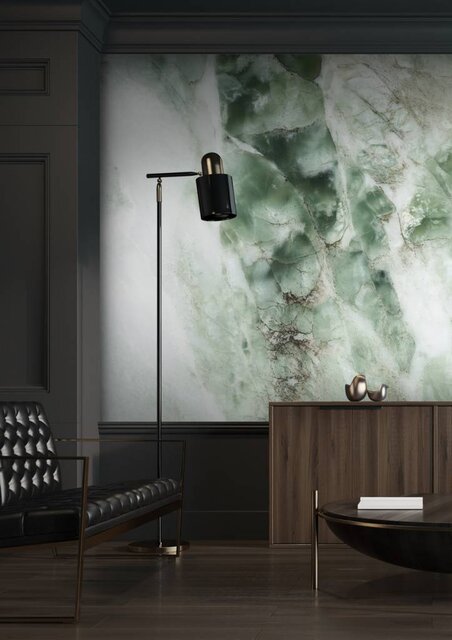 KEK Amsterdam Marble wallpaper green