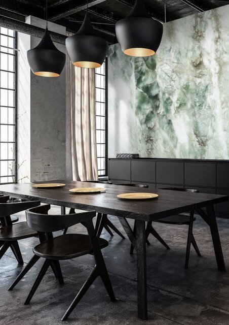 KEK Amsterdam Papier peint en marbre vert KEK Amsterdam Papier peint en marbre vert