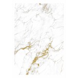 KEK Amsterdam Papel pintado de mármol oro blanco