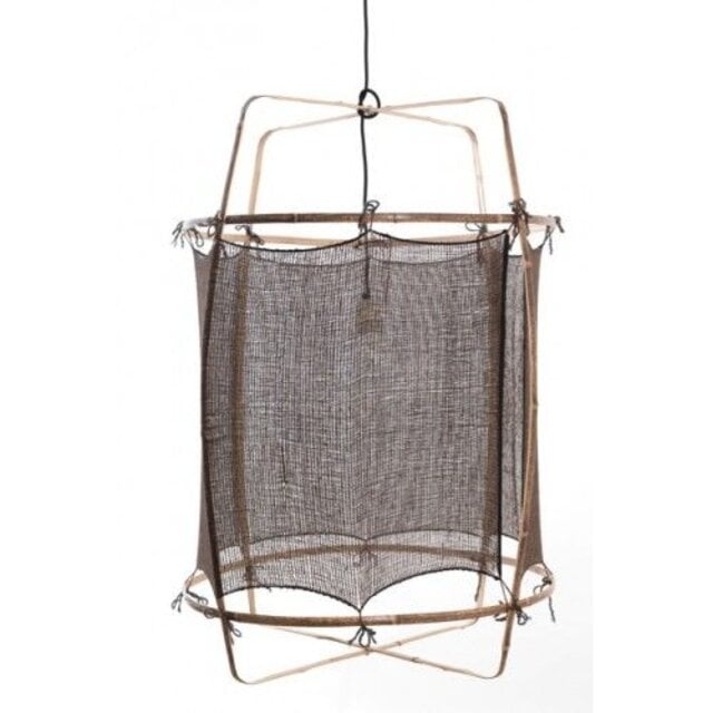 Ay Illuminate Lampada a sospensione Z1 bambù nero cashmere ø67x100cm