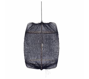 Ay Illuminate Lámpara colgante Z1 negro sisal net ø67x100cm Ay Illuminate Lámpara colgante Z1 negro sisal net ø67x100cm