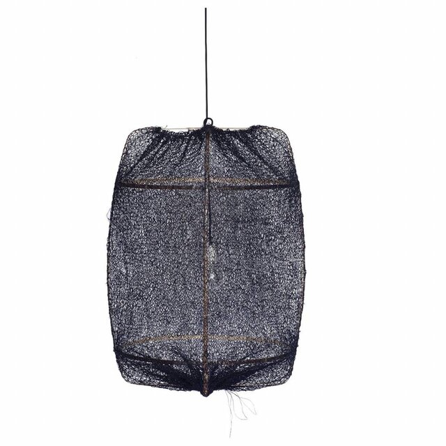 Ay Illuminate Lámpara colgante Z1 negro sisal net ø67x100cm