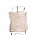 Ay Illuminate Hanging lamp Z1 bamboo natural cardboard ø67x100cm Ay Illuminate Hanging lamp Z1 bamboo natural cardboard ø67x100cm