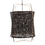 Ay Illuminate Hanglamp Z1 bamboe zwart karton ø67x100cm