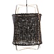 Hanglamp Z1 bamboe zwart karton ø67x100cm Hanglamp Z1 bamboe zwart karton ø67x100cm