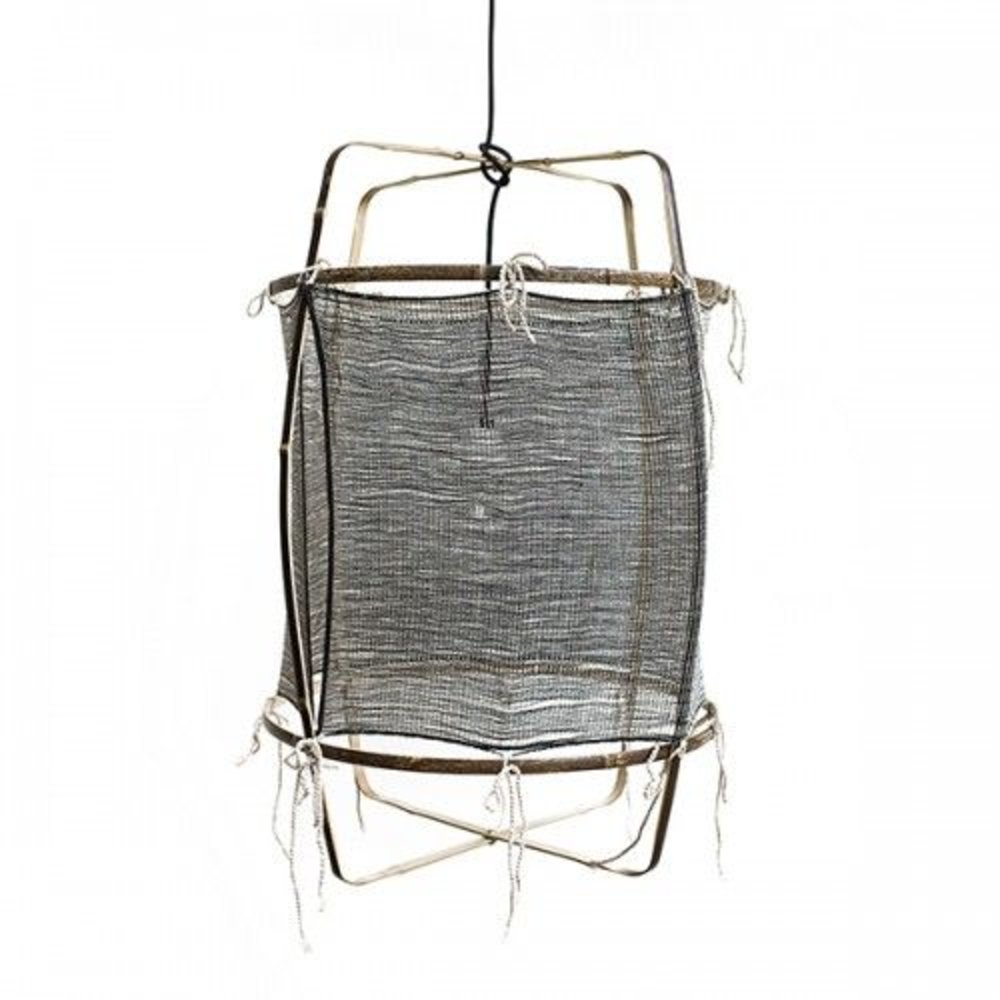 Ay Illuminate Hengelampe Z11 bambus svart kashmir ø48,5x72,5cm