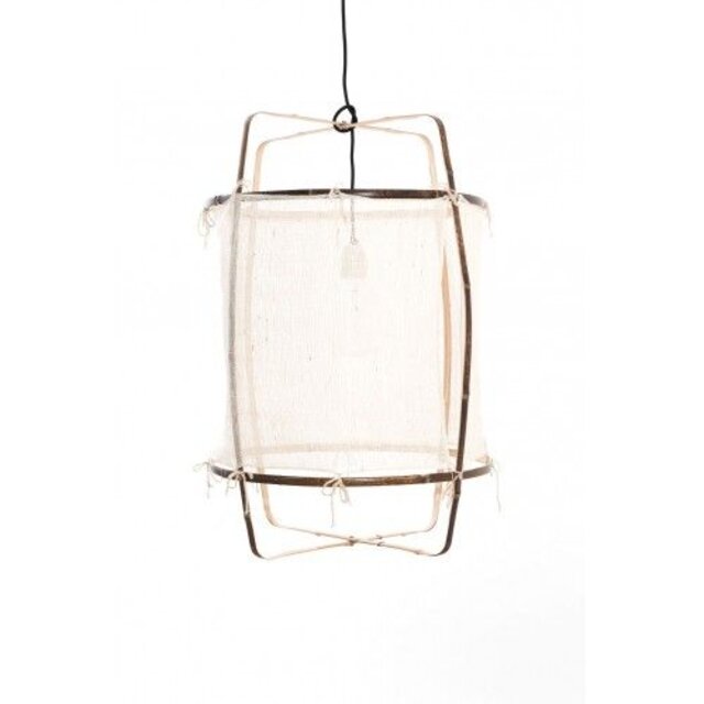 Ay Illuminate Hengelampe Z11 bambus hvit kashmir ø48,5x72,5cm