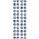 KEK Amsterdam Royal Blue Plates behang KEK Amsterdam Royal Blue Plates behang