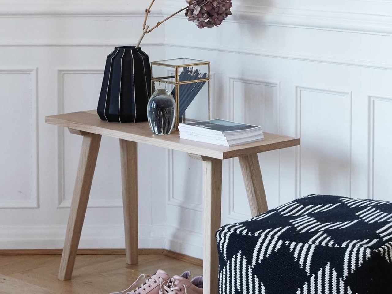 Hubsch Bank eiken hout Hubsch Bank eiken hout