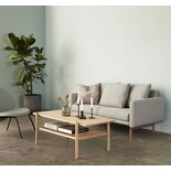 Hubsch Lounge chair in metallo grigio