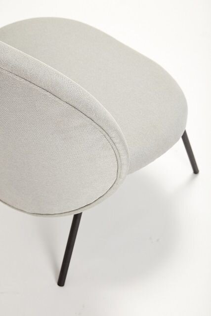 Hubsch Lounge chair in metallo grigio