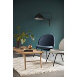 Hubsch Lounge chair in metallo grigio