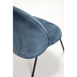 Hubsch Lounge chair blue metal Hubsch Lounge chair blue metal