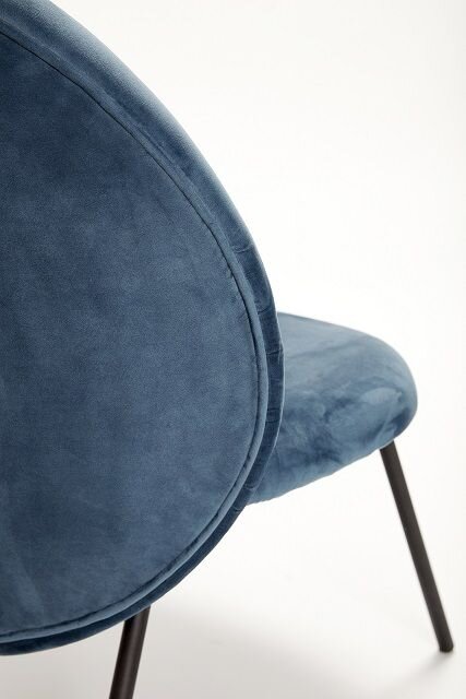 Hubsch Loungestoel blauw metaal