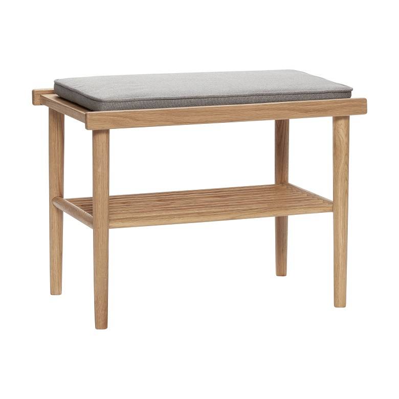 Hubsch Canapé avec oreiller gris