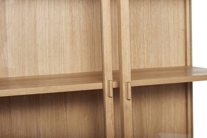 Hubsch Display case wood Hubsch Display case wood