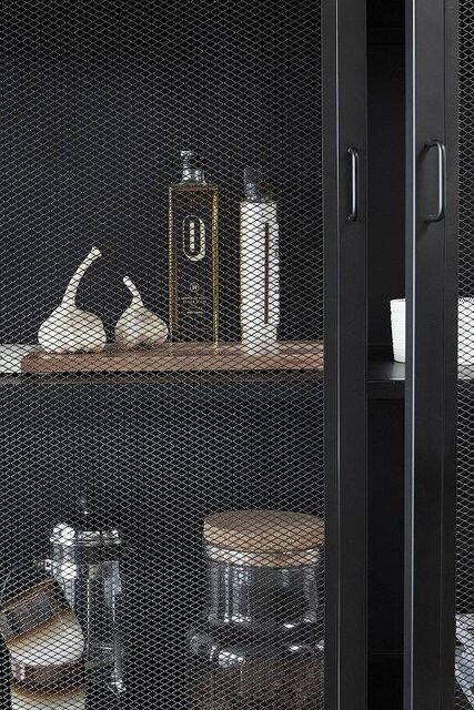 Hubsch Boîtier métallique noir