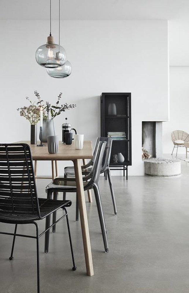 Hubsch Custodia metallica nera Hubsch Custodia metallica nera