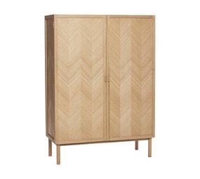 Hubsch Armario de madera con puertas Hubsch Armario de madera con puertas