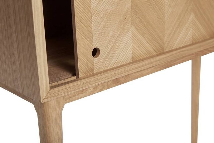 Hubsch Sideboard Schrank mit Schiebetüren
