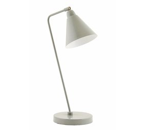 House Doctor Spillbordlampe grå metall hvit House Doctor Spillbordlampe grå metall hvit
