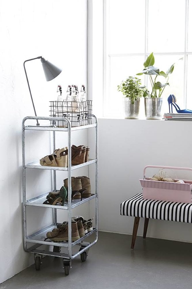 House Doctor Spieltischlampe Metall grau weiß House Doctor Spieltischlampe Metall grau weiß