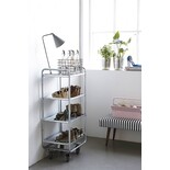 House Doctor Spil bordlampe black metal hvid