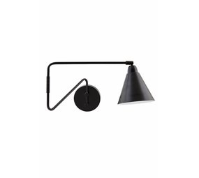 House Doctor Game wandlamp zwart metaal House Doctor Game wandlamp zwart metaal